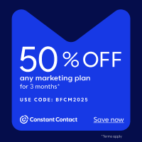 50% off Constant Contact marketing plans now through Dec. 8 2025