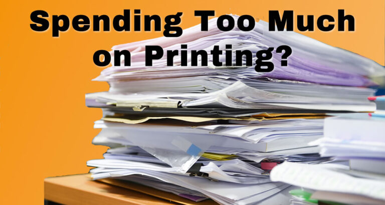 Save on printing costs
